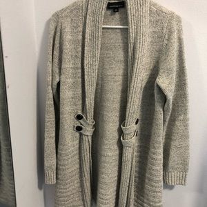 Fortune & Ivy tab detail cardigan